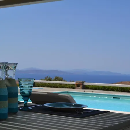 Luxury Kea With Private Pool, Basketball Court & Stunning Views Near The Port Villa Vourkari