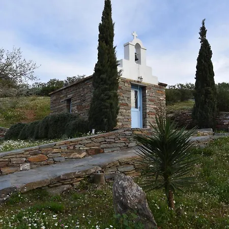 Luxury Kea With Private Pool, Basketball Court & Stunning Views Near The Port Villa Vourkárion